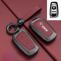 Sarung Kulit Aloi Zink Perlindungan Penuh Badan untuk Kunci Kereta BMW Siri 1, 3, 5, 7, X3, X1, X4, 