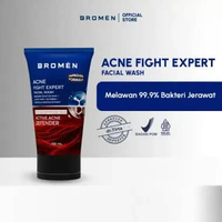 BROMEN ACNE FACIAL WASH - Sabun Cuci Muka Pria Penghilang Jerawat
