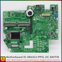 CN-0K63G3 K63G3 LGA115X For All-In-One AIO XPS 27 7760 DesKtop PC Motherboard IPPSL-DC-BAFFIN Mainboard System Borad