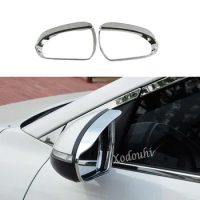 For Hyundai Elantra Avante 2016 2017 2018 2019 2020 Car Rear Rearview Side Glass Mirror Trim Frame Rain Shield Sun Visor Shade