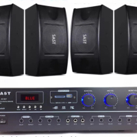 5A5T AV-507 RCA X3 輸入卡拉 OK 擴音器黑色 (V112)