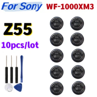 10pcs/lot ZeniPower Z55 1254 replacement CP1254 Battery 3.7V For Sony WI-SP600N WF-SP700N WF-SP900 WF-1000XM3 WF-1000X Headset