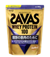 (到期日=1/27)Meiji Savas 乳清蛋白 100 (奶茶味) 980克 Zabasu系列 蛋白分子肽分離乳清蛋白粉健身健美肌肉營養大隻能量飲 17878   