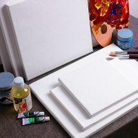 空白畫框 油畫畫布 畫布 油畫框油畫板油畫畫框油畫布框空白練習純棉丙烯壓麻帶布畫框畫板『wl12420』
