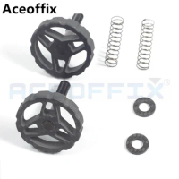 Aceoffix buckle fit for Brompton 1 pair folding bike carbon clamp / titanium screw hinge clamp Ti folding Bicycle Parts