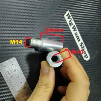 M10 to M14 Extension shaft / sambungan mesin poles