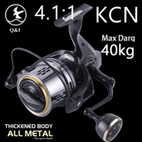 KCN4 8000-14000 All mteal Fishing Reels 40kg Max Drag 5.2:1 Spinning Fishing Reel carretilha de pesca DAIWA baitcasting reel