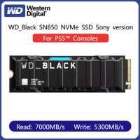 Western Digital WD Black SN850 PCIe Gen4 NVMe Game SSD Sony version For PS5 consoles 1TB 2TB solid state drive up to 7000MB/s