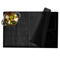 52X78cm (20X30 Inch) Magnetic Silicone Induction Hob Mat Induction Hob Cover Protector