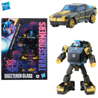 [In-Stock] Hasbro Transformers Shattered Glass Collection Autobot Goldbug 5.5-Inches Anime Action Figures Collectible Model Toys