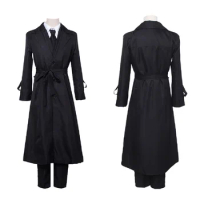 Unisex Anime Cos Dazai Osamu Cosplay Costumes Outfit Halloween Christmas Party Sets Suits Student Uniform