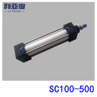SC100*500 Rod aluminum alloy standard cylinder SC100X500 pneumatic components 100mm Bore 500mm Stroke