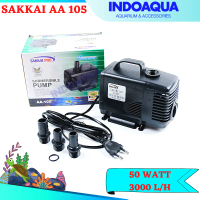 Pompa Celup Kolam Pompa Aquarium Besar Pompa Hidroponik Sakai Pro AA 105 3000 L/H