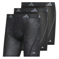 Adidas 男彈力高效能四角內褲(3件)