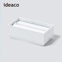 【日本ideaco】下降式沉蓋磨石面紙盒(下壓式 抽取 衛生紙)