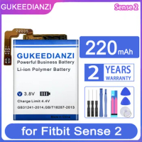 GUKEEDIANZI Replacement Battery 220mAh for Fitbit Sense 2 sense2 Smart Sport Watch