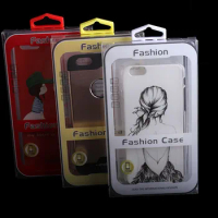 300 pcs Wholesale High Class Transparent PVC Blister Packaging Box with Special Hanger for iphone 7 7plus for Google Pixel Case