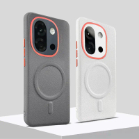 เคสชาร์จแม่เหล็ก, หนังสีเทาคุณภาพพรีเมี่ยม, สำหรับ OnePlus 13T, OnePlus 13R และ OnePlus13, ธุรกิจและ