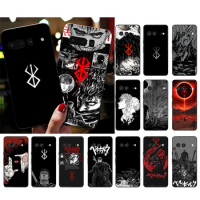 Berserk Guts Phone Case For Google Pixel 8 7 Pro 7A 7 6A 6 Pro 5A 4A 3A Pixel 4 XL Pixel 5 6 4 3A XL