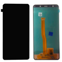 6.0" Super AMOLED lcd For Samsung Galaxy A7 2018 A750 SM-A750F A750G LCD Display Touch Screen Digitizer Replacement Parts Free