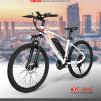 (UK Next Working Day Delivery) MY-SM26 Electric Bike 26" spoke rim suspension mountain frame 48V 8AH, 500W