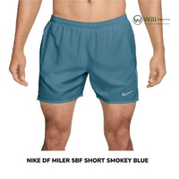 NIKE DF MILER 5BF SHORT SMOKEY BLUE IF2061-008 - CELANA OLAHRAGA SHORT PANTS L