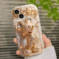 Disney Mickey Mouse Shining Gold Edition Phone Case, suitable for iPhone 17/16/15/14/13/12/11/XS/XR/