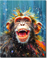 TUMOVO DIY Paint By Numbers On Canvas A Woman With Flowers In Her Hair And Glasses Color By Numbers