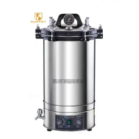 EUR PET Hot Sale 18 Liter Medical Laboratory High Temperature Steam Vertical Sterilizer Portable Autoclave