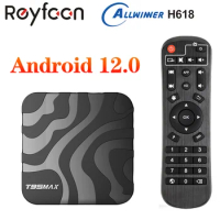 T95MAX TV Box Android 12 4GB RAM 32GB ROM Allwinner H618 Support 6K 4K HDR Dual Wifi 1GB 8GB Media Player T95 Max 2GB 16GB 1G 8G