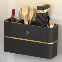 家用防塵筷子筒壁掛式筷簍廚房筷籠置物架筷筒高檔新款收納盒掛墻