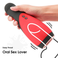 30 Modes Pocket Pussy Vibrator Blowjob Male Masturbator Vagina Deep Throat Oral Sex Doll Adult Supplies Sex Toys for Men