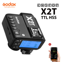 Godox X2T-C X2T-N X2T-S X2T-F X2T-O 2.4G Wireless Flash Trigger Transmitter TTL HSS for Canon Nikon Sony Fuji Olympus