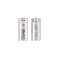 【KANDO】CR123 3.7V USB充電式鋰電池 2入組(UM-CR123)