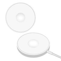 無線充電器超薄圓形15W適用於平果安卓快充磁啜無線充電手機支架