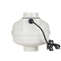 4" inline duct fan centrifugal fan turbo silent high pressure bathroom waterproof exhaust ventilation fan blower 220V
