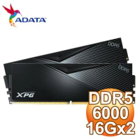 ADATA 威剛 XPG LANCER DDR5-6000 16G*2 電競記憶體(支援XMP3.0,EXPO)《黑》