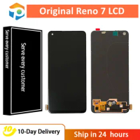 Original 6.43" AMOLED Reno7 LCD Screen For OPPO Reno 7 LCD Display Touch Screen Assembly Replacement For OPPO Reno7 Touch Screen