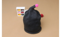✤宜家✤寶寶可愛保暖毛線針織帽 護耳套頭帽 可愛尖尖頭帽