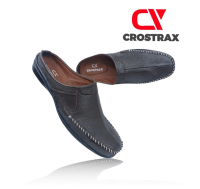 Sepatu sandal Bustong Kulit Croostrax Rajut / Sepatu Slip On Pria / Sepatu Casual Pria / Sepatu Sand