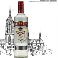 Smino Red Card Vodka Crown Original SMIRNOFFVODKA ไวน์ต่างประเทศที่ได้รับอนุญาตนำเข้า