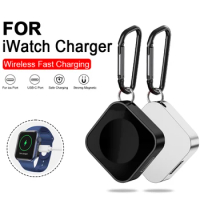 Magnetic Wireless Charger For Apple Watch 9 8 7 6 Ultra Type C To IOS Fast Charging For iWatch Series 5 3 2 SE Portable Charger