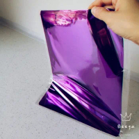 Purple Hot Stamping Foil Paper Material 50 Pieces/Lot 20 x 29 CM Used for Laminator