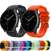 Silicone Watch Strap for Xiaomi Huami Amazfit GTR 2e GTR 4 3 Pro GTR2e Bracelet for Amazfit GTR 2e GTR3 WatchBands Accessories