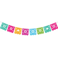 1 set 7 Colors of 8 Paper Felt Banner Party Decaration Happy Birthday Party Flag