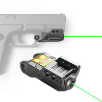Laserspeed-Subcompact Green Gun Laser Sight, USB Rechargeable for Pistol, Weapon, Laser Pointer, 9mm
