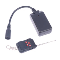 Portable 3 Pins XLR Wireless Remote Control Receiver for Smoke Fog Machine DJ Stage Controller Receptor Fogging 400W 900 1500W
