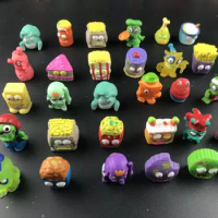 100Pcs/lot Popular Cartoon Anime Action Figures Toys Garbage Moose The Grossery Gang Model Toy Dolls Kids Christmas Gift