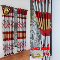 Gorden Jendela Kamar Ruang Tamu model Smokring Gorden Blackout Premium Mewah Free Tali Cantolan gord