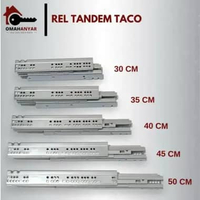 1 PASANG TACO Rel Laci Tanem Tandem US-001-SC 40 CM